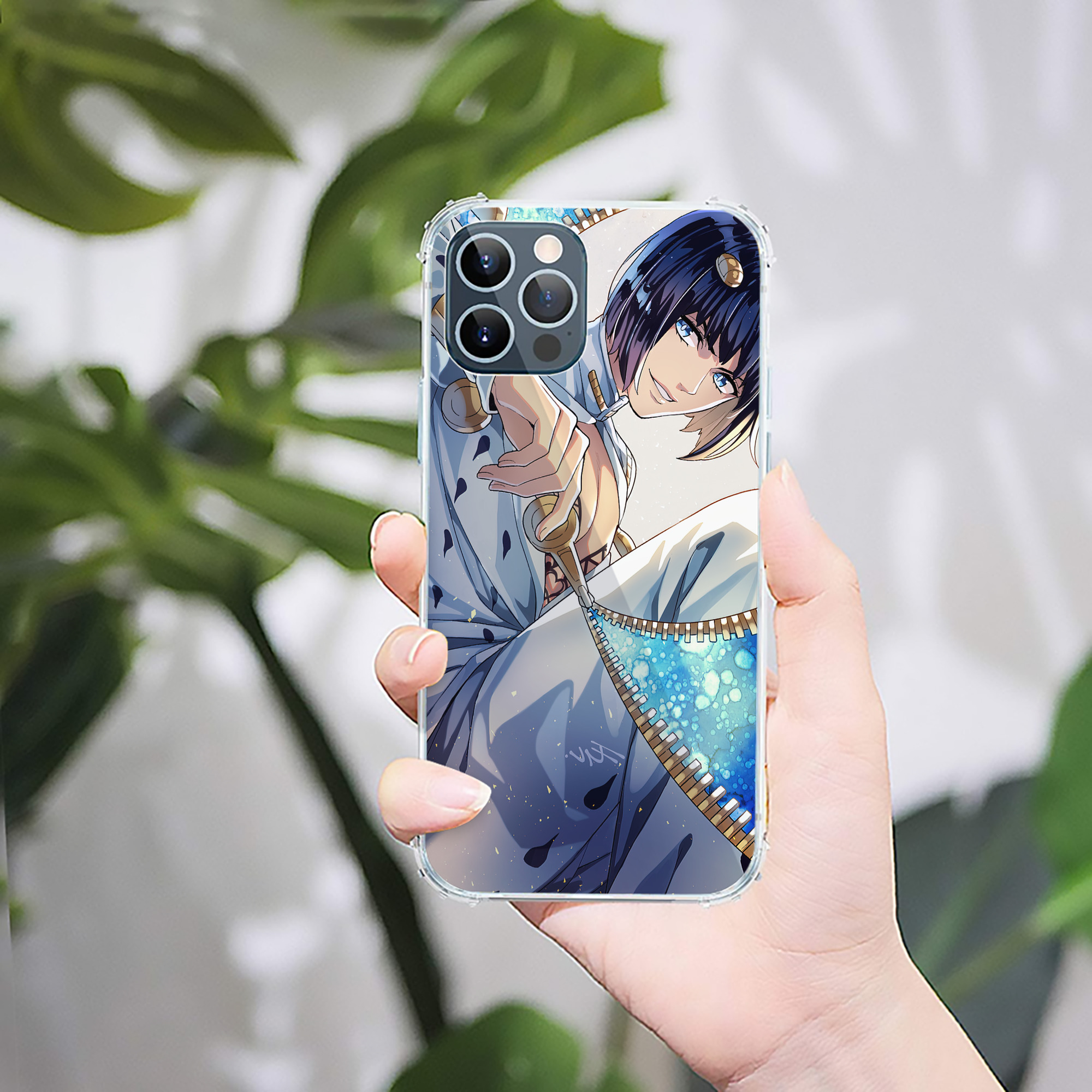 （画像用） ジョジョの奇妙な冒険 JoJo's Bizarre Adventure 【iPhone 12シリーズ対応】透明スマホケース（クリアソフトケース）